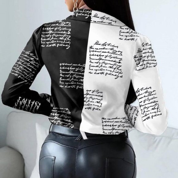 Designer Button Top - Picture 2 of 3